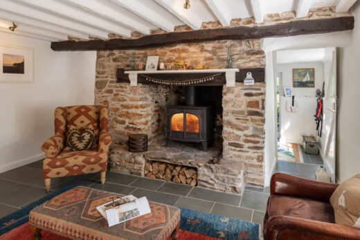 Plum Tree Cottage Living Room Dartmouth